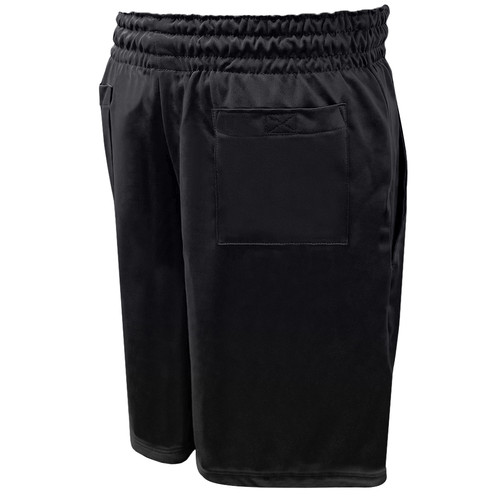 1068L NCAA Approved Men's Longer Inseam All Black Short