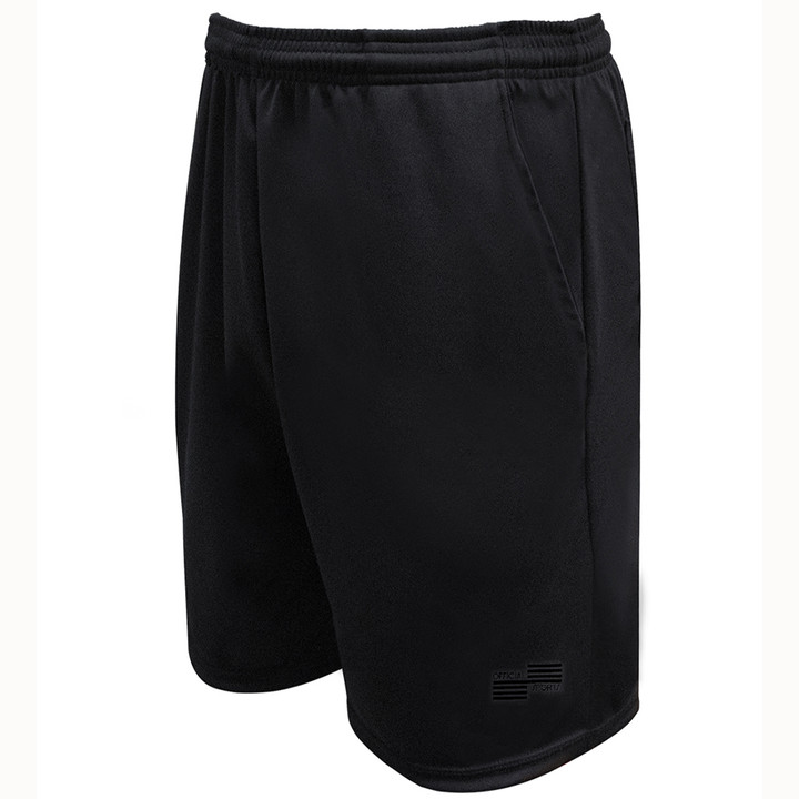 W1068L NCAA Approved Women's Longer Inseam All Black Short