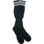 1309 The Italian Ref Sock, White Stripe