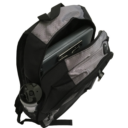 1648 Black/Grey Contrast Backpack