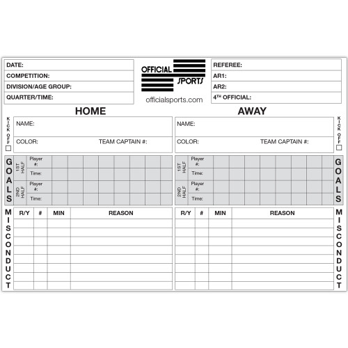 2044 Report Forms - White