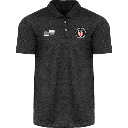 2420CL USSF Heather Blend Polo