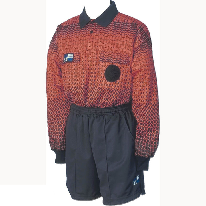 5016NC Old NISOA Coolwick LS Orange Grid Shirt