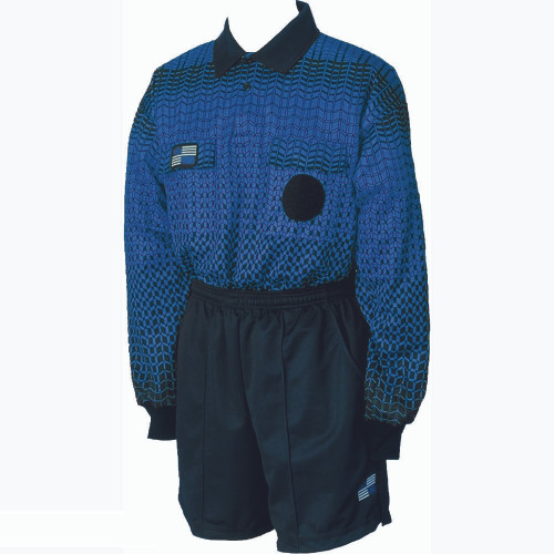 5018NC Old NISOA Coolwick LS Blue Grid Shirt