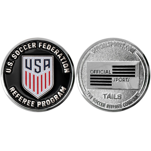 7007 U.S. Soccer Silver Flip Coin