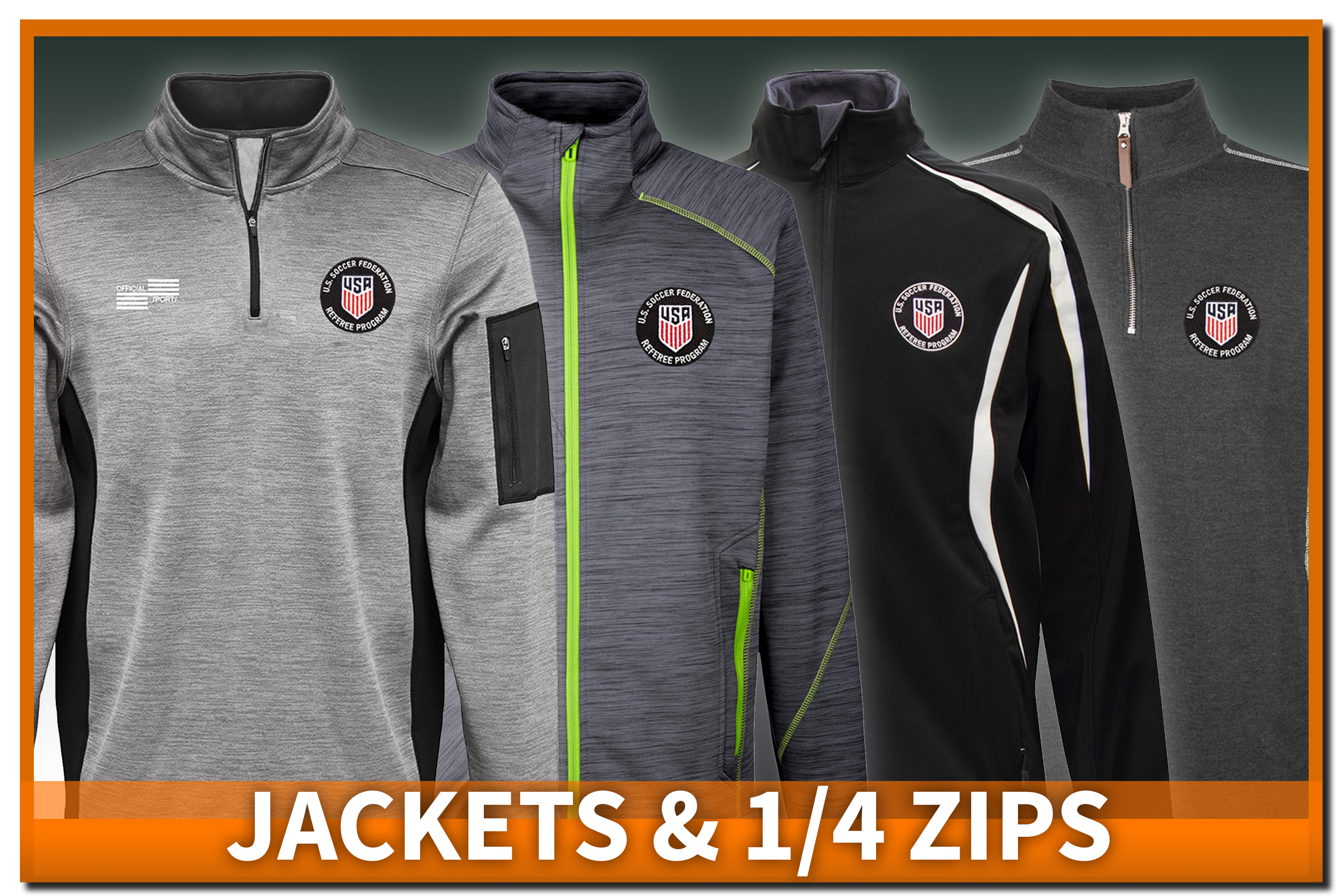 Jackets & 1/4 Zips