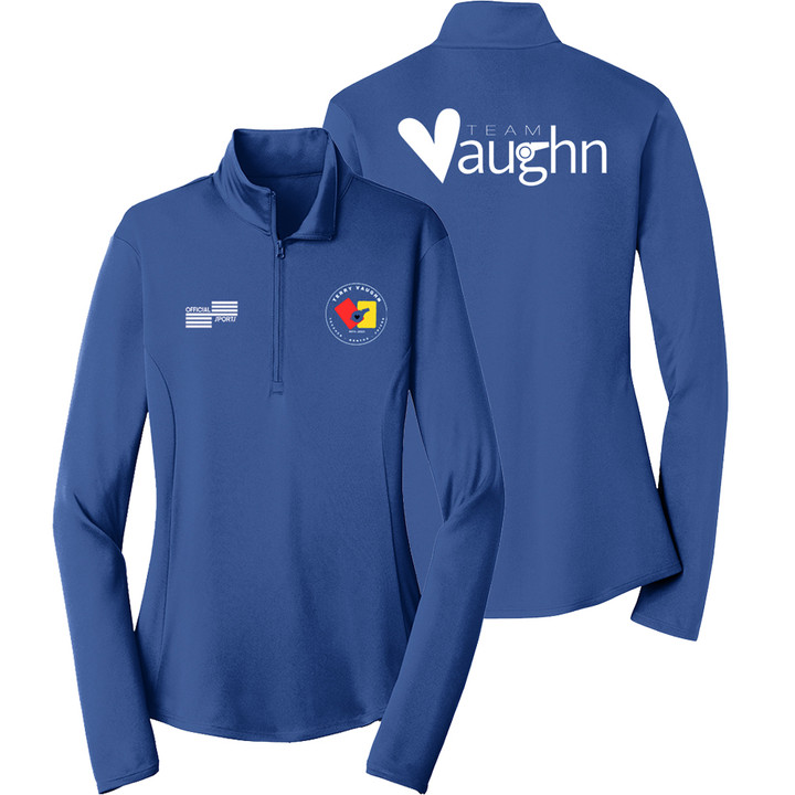 TVWZIP HDAwareness Royal Blue Women's ¼ ZIP