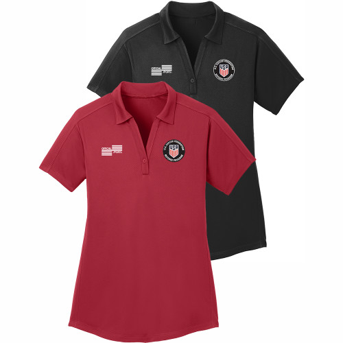 W2178CL USSF Women's Wicking Pique Polo