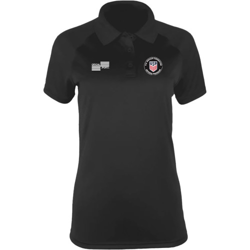 W2418CL USSF Women's Solid Wicking Golf Shirt